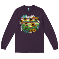 Plum Iowa State Map Long Sleeve Tee - RanaPortraitStore