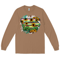 Toasted Coconut Iowa State Map Long Sleeve Tee - RanaPortraitStore