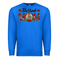 True Royal blessed mom lady of guadalupe Premium Sweatshirt - BarkalooDesign