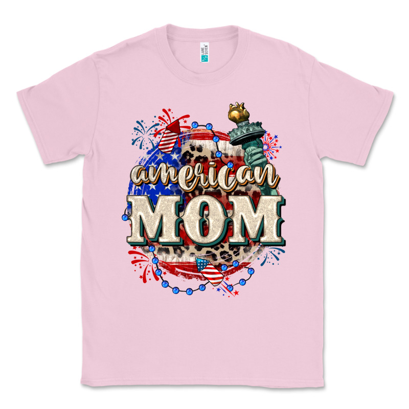 American Mom 4th Of July Classic Tee by CowGirlArtShop | Teevron