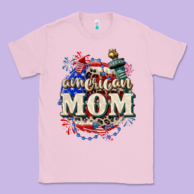 American Mom 4th Of July Classic Tee Designed By Cowgirlartshop