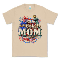 Mushroom American Mom 4th of July Classic Tee - CowGirlArtShop