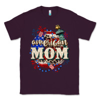 Plum American Mom 4th of July Classic Tee - CowGirlArtShop
