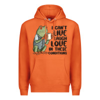 Carrot i cant live laugh love in these conditions Premium Hoodie - MaliasSmallBusiness