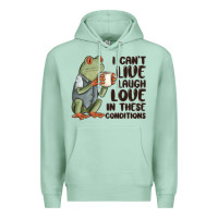 Seafoam i cant live laugh love in these conditions Premium Hoodie - MaliasSmallBusiness