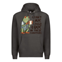 Smoke i cant live laugh love in these conditions Premium Hoodie - MaliasSmallBusiness