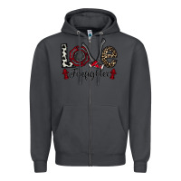 Smoke love firefighter Zipper Hoodie - CowhideDigitalArt