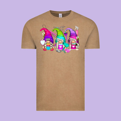 Hair Styles Gnomes Vintage Tee Designed By Zillion Design Studio