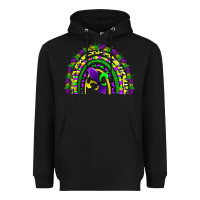 Black mardi gras rainbow Heavyweight Hoodie - AdoDesignShop