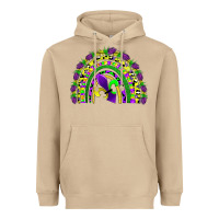 Mushroom mardi gras rainbow Heavyweight Hoodie - AdoDesignShop