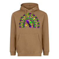 Toasted Coconut mardi gras rainbow Heavyweight Hoodie - AdoDesignShop