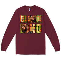 Burgundy Black king juneteenth Long Sleeve Tee - Zillion Design Studio