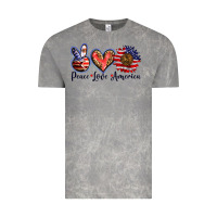 Cloud Rock peace love america Vintage Tee - BarkalooDesign