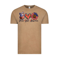 Peace Love America Vintage Tee | Teevron