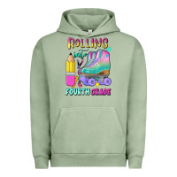 Pigment Oil Green rolling into fourth grade Urban Hoodie - BundleAndBundleShop