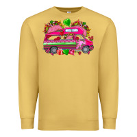 Antique Gold valentines day tacos truck Premium Sweatshirt - NancyCooperArtShop