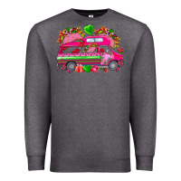 Charcoal Heather valentines day tacos truck Premium Sweatshirt - NancyCooperArtShop