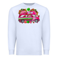 White valentines day tacos truck Premium Sweatshirt - NancyCooperArtShop