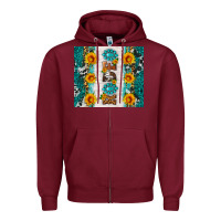 Burgundy rodeo Zipper Hoodie - HRA Design Shop