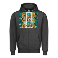Charcoal Heather rodeo Zipper Hoodie - HRA Design Shop