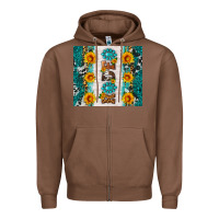 Chestnut rodeo Zipper Hoodie - HRA Design Shop