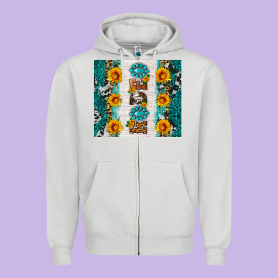 Rodeo Zipper Hoodie Designed By Hra Design Shop