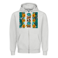 Dove Grey rodeo Zipper Hoodie - HRA Design Shop