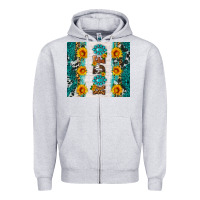 Heather Grey rodeo Zipper Hoodie - HRA Design Shop