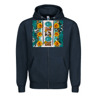 Navy rodeo Zipper Hoodie - HRA Design Shop