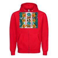 Red rodeo Zipper Hoodie - HRA Design Shop