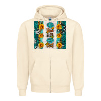 Sandshell rodeo Zipper Hoodie - HRA Design Shop