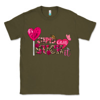 Army Green cupid can suck it valentine's day Classic Tee - FaDigitalArtStudio