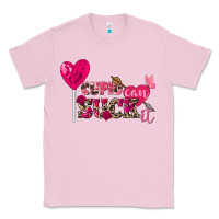 Bubblegum Pink cupid can suck it valentine's day Classic Tee - FaDigitalArtStudio