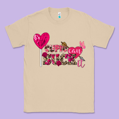 Cupid Can Suck It Valentine's Day Classic Tee Designed By Fadigitalartstudio