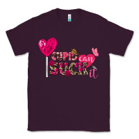 Plum cupid can suck it valentine's day Classic Tee - FaDigitalArtStudio