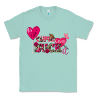 Seafoam cupid can suck it valentine's day Classic Tee - FaDigitalArtStudio