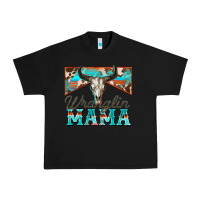 Black wranglin mama Urban Heavy Tee - Zillion Design Studio