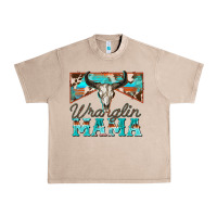 French Oak wranglin mama Urban Heavy Tee - Zillion Design Studio