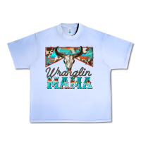 Grape Ice wranglin mama Urban Heavy Tee - Zillion Design Studio