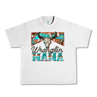 Lunar Rock wranglin mama Urban Heavy Tee - Zillion Design Studio
