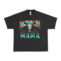 Pigment Black wranglin mama Urban Heavy Tee - Zillion Design Studio