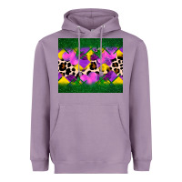 Lavender mardi gras Leopard and heart Heavyweight Hoodie - AdoDesignShop