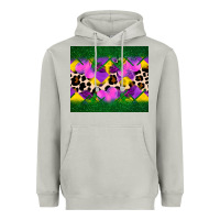 Moon Dust mardi gras Leopard and heart Heavyweight Hoodie - AdoDesignShop