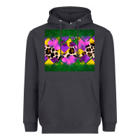 Smoke mardi gras Leopard and heart Heavyweight Hoodie - AdoDesignShop