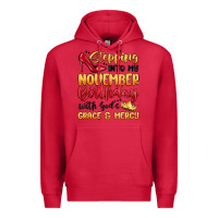 Cardinal stepping into my november birthday Premium Hoodie - MaliasSmallBusiness