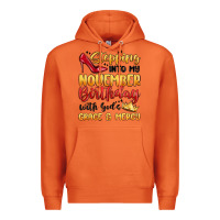 Carrot stepping into my november birthday Premium Hoodie - MaliasSmallBusiness