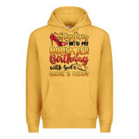 Mustard stepping into my november birthday Premium Hoodie - MaliasSmallBusiness