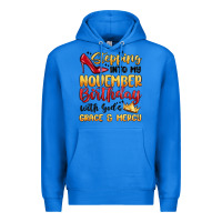 True Royal stepping into my november birthday Premium Hoodie - MaliasSmallBusiness