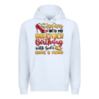 White stepping into my november birthday Premium Hoodie - MaliasSmallBusiness