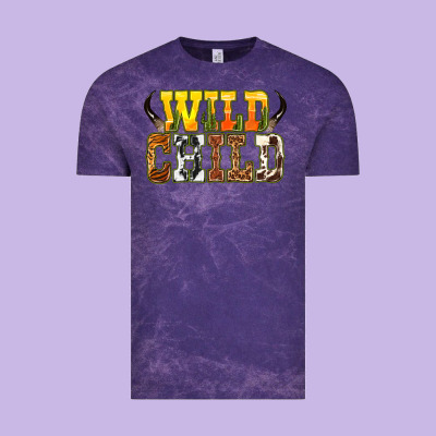 Western Wild Child Vintage Tee Designed By Texasbilliewilder